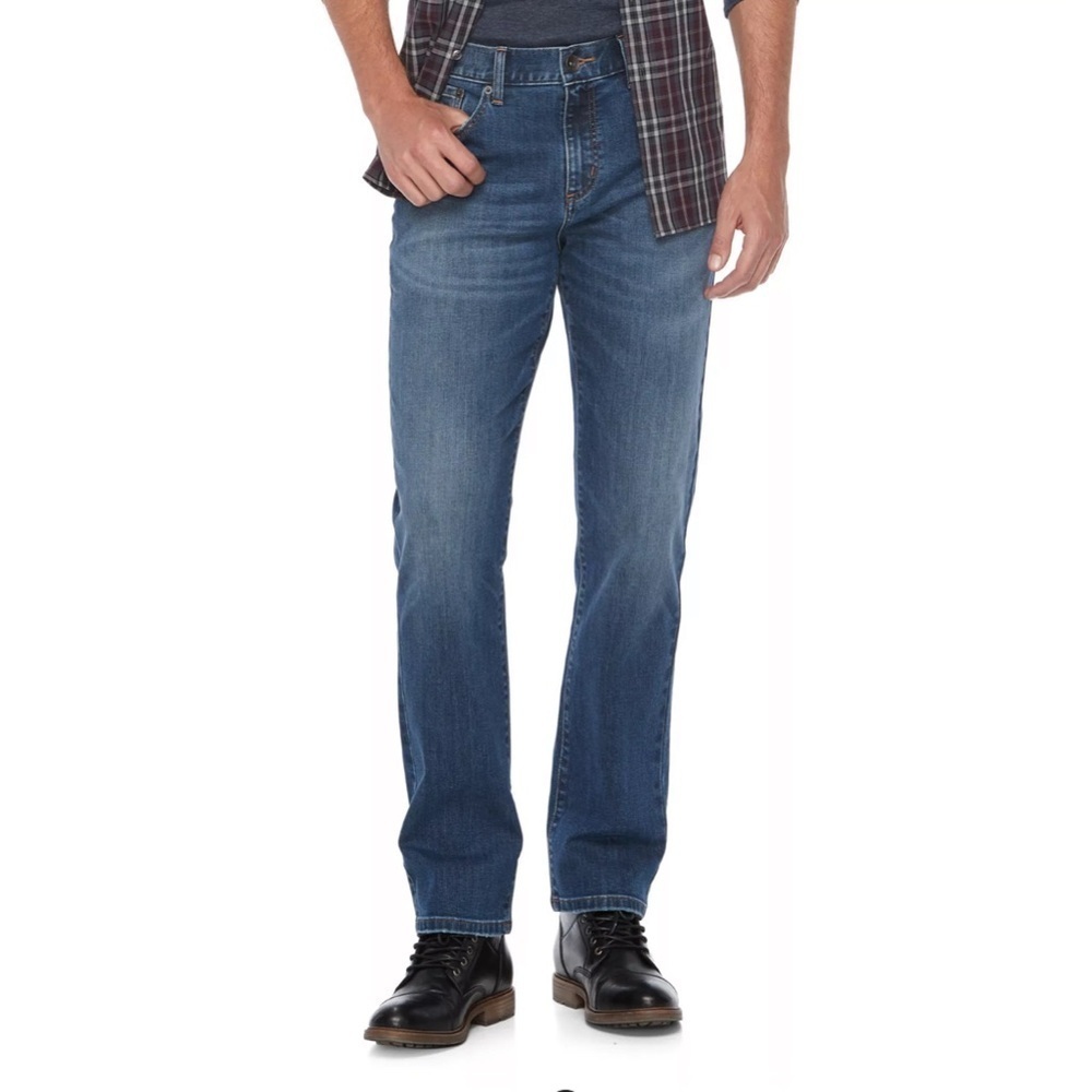 Apt 9 Men’s Straight leg Jeans Medium Wash 30x32